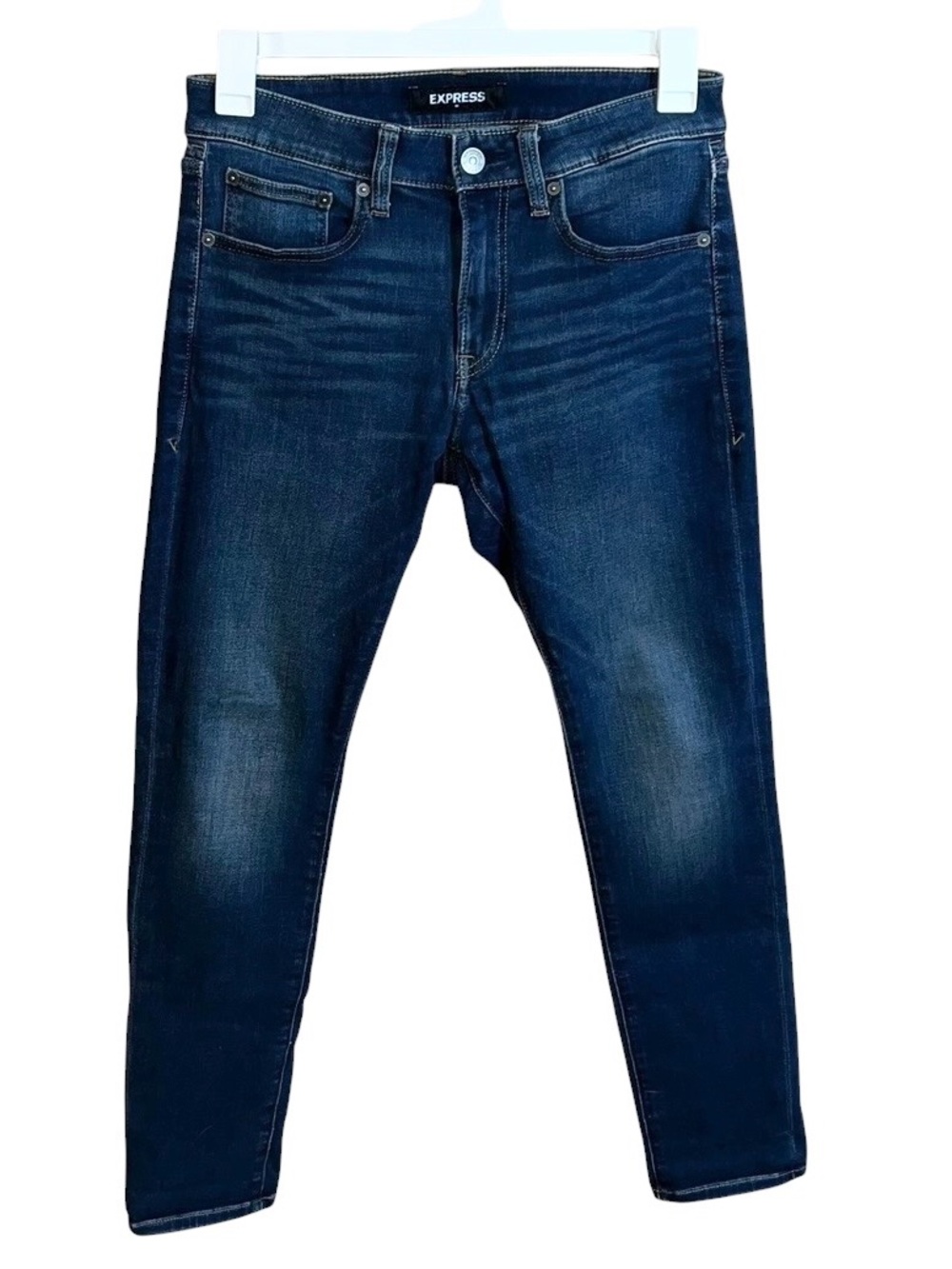 Express Hyper Stretch Skinny Jeans Women’s 30x30 Blue